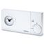 Clock thermostat, daily program, 5-30C, with TA output, 24V, 1 changeover contact, potential free, 16 A thumbnail 1