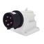 90° ANGLED SURFACE MOUNTING INLET - IP44 - 3P+N+E 32A 480-500V 50/60HZ - BLACK - 7H - SCREW WIRING thumbnail 1