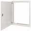 3-component flush-mounted door frame with door, rotary lever, IP54, HxW=1560x1200mm thumbnail 1