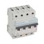 MCB TX³ 6000 - 4P - 400 V~ - 10 A - C curve - prong/fork type supply busbars thumbnail 2