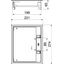 GES6-2U10T 7011 Service outlet for universal mounting 274x221x66 thumbnail 2