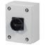 Main switch, P1, 25 A, surface mounting, 3 pole, 1 N/O, 1 N/C, STOP function, With black rotary handle and locking ring, Lockable in the 0 (Off) posit thumbnail 6