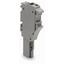 1-conductor female connector Push-in CAGE CLAMP® 4 mm² gray thumbnail 1