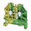 Ground DIN rail terminal block with screw connection for mounting on T thumbnail 3