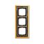 1723-833 Cover Frame Busch-dynasty® polished brass decor anthracite thumbnail 1