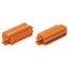 1-conductor female connector push-button Push-in CAGE CLAMP® orange thumbnail 4