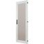 Section door with glass window, closed IP55, left or right-hinged, HxW = 1800 x 1000mm, grey thumbnail 4