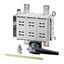 DC switch disconnector, 1250 A, 2 pole, 1 N/O, 1 N/C, with grey knob, rear mounting thumbnail 2