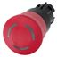 EMERGENCY STOP mushroom pushbutton, illuminable, 22 mm, round, plastic, red, 40 3SU1001-1HB20-0AA0-Z Y15 thumbnail 1