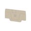 End plate AEP 2C 2.5, suitable for A2C, dark beige, Weidmuller thumbnail 1