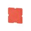 Button plate, 18 x 18 mm, red thumbnail 2