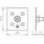 MCF-MS-M10 Mounting plate M10 threaded execution M10 thumbnail 2