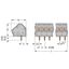 PCB terminal block 2.5 mm² Pin spacing 5/5.08 mm gray thumbnail 2