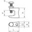 FL 3 TG Carrier screw clamp with fastening hole 0-26mm thumbnail 2