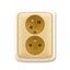 5583A-C02357 N Double socket outlet with earthing pins, shuttered, with turned upper cavity, with surge protection thumbnail 41
