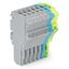 1-conductor female connector Push-in CAGE CLAMP® 1.5 mm² gray/blue/gre thumbnail 1