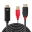 1m Active HDMI® to DisplayPort 4K30Hz Adapter Cable Connects a single HDMI® Source to a DisplayPort Display with a maximum resolution upto 4096x2160@30Hz thumbnail 2