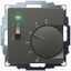 UP room controller, anthracite 55x55, 5-30C, AC 230V, 1 opener, 10 A, temperature reduction approx. 4K, switch on/off, display controller "on" thumbnail 2