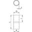 SV63W FT Conduit plug-in coupler without thread ¨63mm thumbnail 2