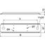 PLM SU 200 FS Support for suspended mounting 300x67x12 thumbnail 2