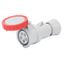 STRAIGHT CONNECTOR HP - IP66/IP67/IP68/IP69 - 2P+E 32A 380-415V 50/60HZ - RED - 9H - FAST WIRING thumbnail 2