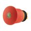 Emergency stop/emergency switching off pushbutton, RMQ-Titan, Palm-tree shape, 45 mm, Non-illuminated, Pull-to-release function, Red, yellow, with mec thumbnail 7