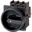 Main switch, P1, 25 A, flush mounting, 3 pole, 2 N/O, 2 N/C, STOP function, With black rotary handle and locking ring thumbnail 7