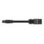 pre-assembled adapter cable Cca Socket/plug MIDI black thumbnail 3