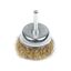 Cup brush for drill  1/4",50mm (crimped wire) thumbnail 1