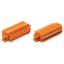 1-conductor female connector push-button Push-in CAGE CLAMP® orange thumbnail 6