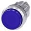 Illuminated pushbutton, 22 mm, round, metal, shiny, blue, pushbutton, raised, momentary contact  3SU1051-0BB50-0AA0-Z Y10 thumbnail 1