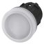 Indicator light, 22 mm, round, plastic, white, lens, smooth, with 3SU1001-6AA60-0AA0-Z Y13 thumbnail 2