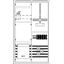 KS4211 Measurement and metering transformer cabinet, Field width: 2, Rows: 0, 950 mm x 550 mm x 215 mm, Isolated (Class II), IP31 thumbnail 5