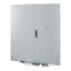 Section door, ventilated IP31, two wings, HxW = 1800 x 1100mm, grey thumbnail 3