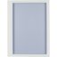 Flush mounted steel sheet door white, transparent, for 24MU per row, 5 rows thumbnail 4