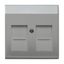 1746/10-803 CoverPlates (partly incl. Insert) Busch-axcent®, solo® grey metallic thumbnail 9