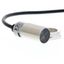 Photoelectric sensor, M18 threaded barrel, metal, red LED, background E3FB2007M thumbnail 2