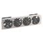 Fan,Cooling,Includes 4 Fans,Use With PowerFlex 400 200 250 kW (300 350 HP) 480V AC,Includes Bottom Assembly,Frame H thumbnail 5