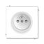 5583M-C02357 42 Double socket outlet with earthing pins, shuttered, with turned upper cavity, with surge protection thumbnail 40