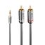 5m 3.5mm to Phono Audio Cable, Cromo Line 3.5mm Male to Dual Phono Male thumbnail 1