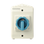 Load break switch COMO 3P 100A enclosed grey/blue handle thumbnail 1