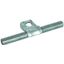 One-screw cleat DEHNQUICK St/tZn f. Rd 6-10mm bore 8.5mm thumbnail 1