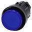 Illuminated pushbutton, 22 mm, round, plastic, blue, pushbutton, raised momentary contact 3SU1001-0BB50-0AA0-Z Y19 thumbnail 1