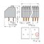 PCB terminal block push-button 0.5 mm² gray thumbnail 4