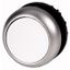 Pushbutton, RMQ-Titan, Flat, momentary, White, Blank, Bezel: titanium thumbnail 1