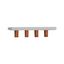 BUSBAR, low voltage, 100 A, AC 600 V, DC 1000 V, 15 x 16 x 106 mm, 6P, UL thumbnail 13