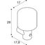 OVALISK WL Sensor 9,6W 3000/4000K 230V anthracite thumbnail 3