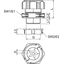 V-TEC TB20 6x4 Cable gland, separable Sealing insert, multiple M20 thumbnail 2