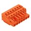 1-conductor female connector CAGE CLAMP® 2.5 mm² orange thumbnail 2