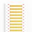 Cable coding system, 1.8 - 2.8 mm, 5.7 mm, Polyolefine, yellow thumbnail 1